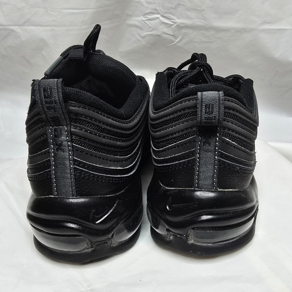 Men's Nike Air Max 97 Black Terry Cloth Size 8 with Box - Picture 11 of 14